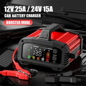 Cargador de batería 15 A/24 V y 25 A/12 V, 350 W