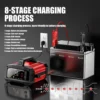 Cargador de batería 15 A/24 V y 25 A/12 V, 350 W